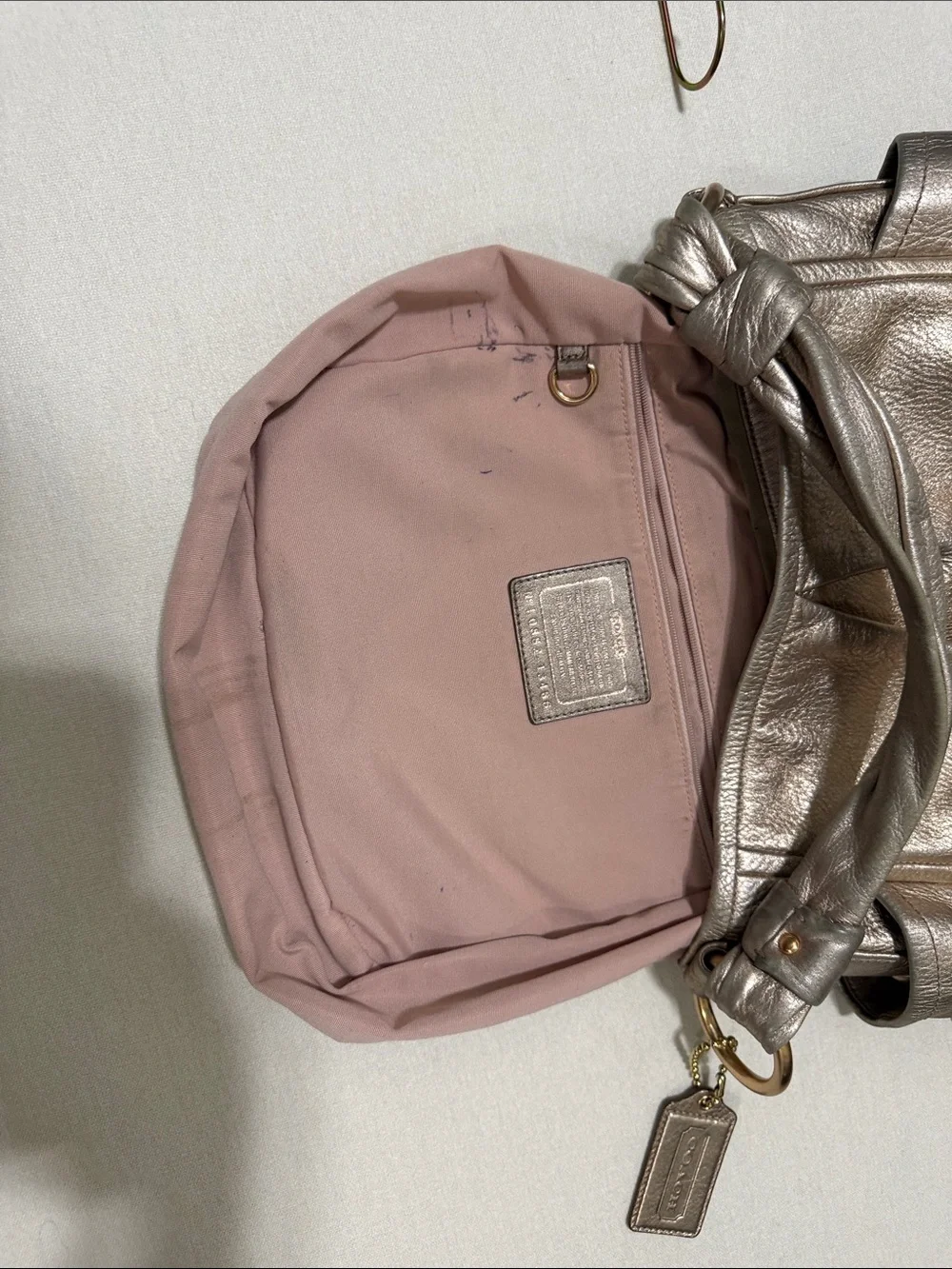 Coach soft metallic